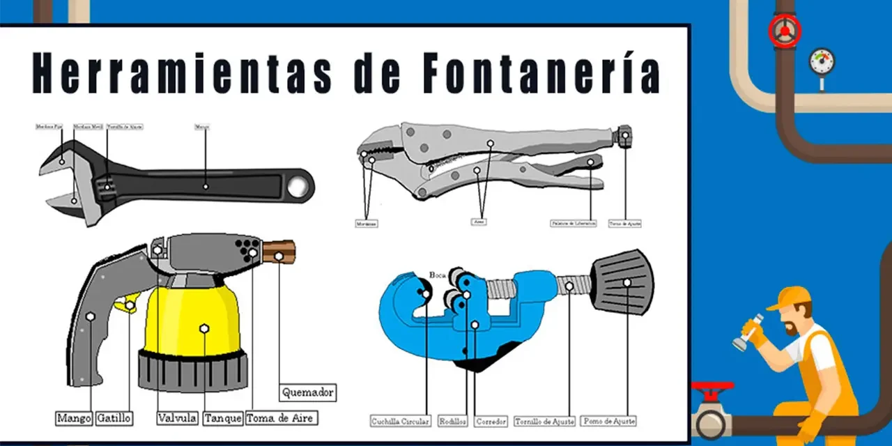 Herramientas de fontanería que deberías conocer